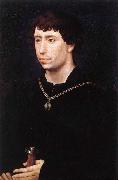 WEYDEN, Rogier van der Portrait of Charles the Bold oil painting